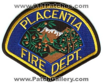 Placentia Fire Department Patch (California)
[b]Scan From: Our Collection[/b]
Keywords: dept