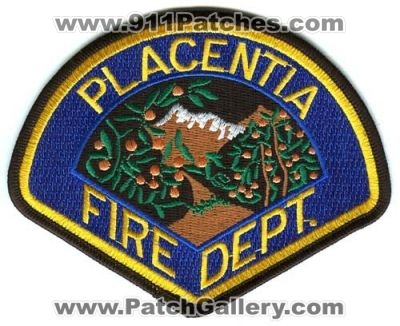 Placentia Fire Department Patch (California)
[b]Scan From: Our Collection[/b]
Keywords: dept