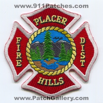 Placer Hills Fire District Patch (California)
Scan By: PatchGallery.com
Keywords: dist. department dept.