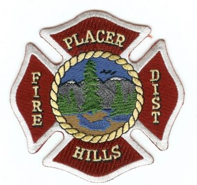 Placer Hills Fire Dist
Thanks to PaulsFirePatches.com for this scan.
Keywords: california district
