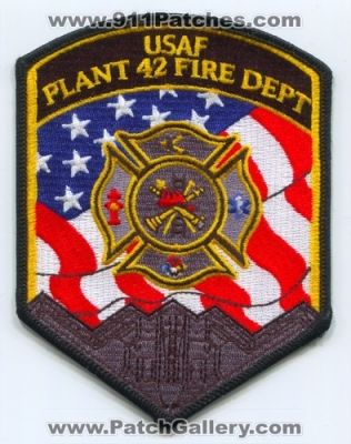 Plant 42 Fire Department (California)
Scan By: PatchGallery.com
Keywords: dept.
