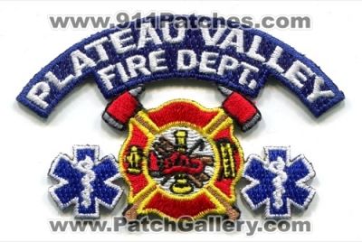 Plateau Valley Fire Department Patch (Colorado)
[b]Scan From: Our Collection[/b]
Keywords: dept.