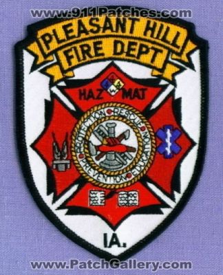 Pleasant Hill Fire Department (Iowa)
Thanks to apdsgt for this scan.
Keywords: dept. ia. hazmat haz-mat