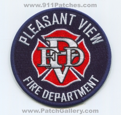Pleasant View Fire Department Patch (Colorado)
[b]Scan From: Our Collection[/b]
[b]Patch Made By: 911Patches.com[/b]
Keywords: dept. pvfd p.v.f.d.
