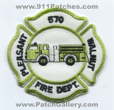 Pleasant Walnut Fire Department Station 570 Patch (Ohio)
Scan By: PatchGallery.com
Keywords: dept.