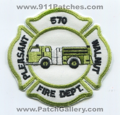 Pleasant Walnut Fire Department Station 570 Patch (Ohio)
Scan By: PatchGallery.com
Keywords: dept.