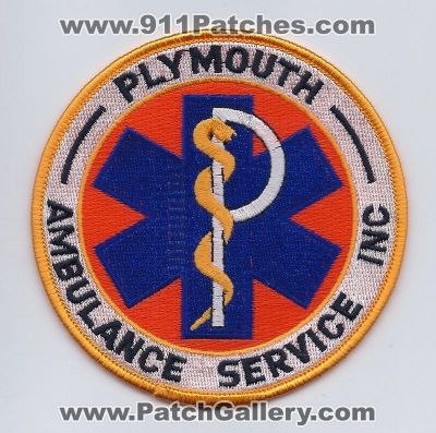 Plymouth Ambulance Service Inc (Wisconsin)
Thanks to PaulsFirePatches.com for this scan.
Keywords: ems