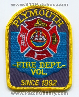 Plymouth Volunteer Fire Department Patch (Ohio)
Scan By: PatchGallery.com
Keywords: vol. dept. since 1992