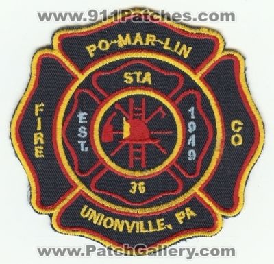 Po-Mar-Lin Fire Company Station 36 (Pennsylvania)
Thanks to Paul Howard for this scan.
Keywords: pomarlin unionville pa.
