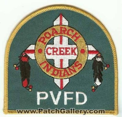 Poarch Creek Indians (Alabama)
Thanks to PaulsFirePatches.com for this scan.
Keywords: fire department pvfd