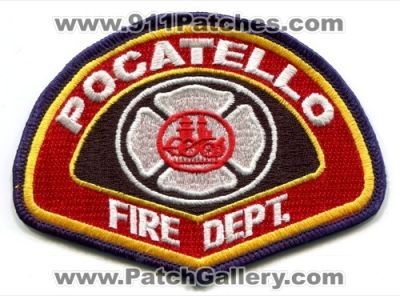 Pocatello Fire Department Patch (Idaho)
Scan By: PatchGallery.com
Keywords: dept.