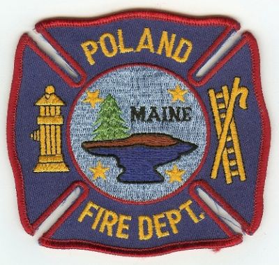 Poland Fire Dept
Thanks to PaulsFirePatches.com for this scan.
Keywords: maine department