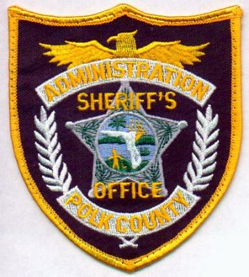 Polk County Sheriff's Office Administration
Thanks to EmblemAndPatchSales.com for this scan.
Keywords: florida sheriffs