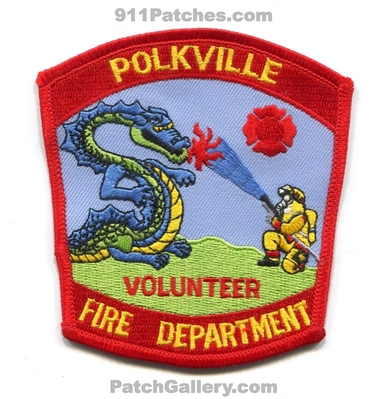 Polkville Volunteer Fire Department Patch (North Carolina)
Scan By: PatchGallery.com
Keywords: vol. dept.