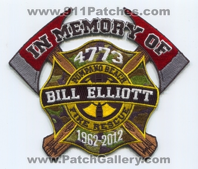 Pompano Beach Fire Rescue Department In Memory of Bill Elliott Patch (Florida)
Scan By: PatchGallery.com
Keywords: Dept. 4773 1962-2012
