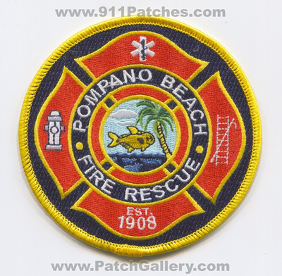 Pompano Beach Fire Rescue Department Patch (Florida)
Scan By: PatchGallery.com
Keywords: dept. est. 1908