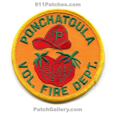 Ponchatoula Volunteer Fire Department Patch (Louisiana)
Scan By: PatchGallery.com
Keywords: vol. dept.
