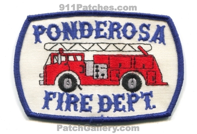 Ponderosa Fire Department Patch (Texas)
Scan By: PatchGallery.com
Keywords: dept.