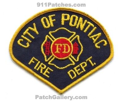 Pontiac Fire Department Patch (Michigan)
Scan By: PatchGallery.com
Keywords: city of dept. fd