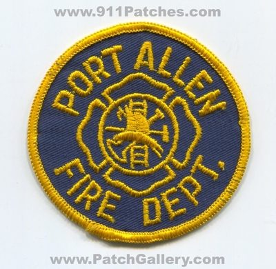 Port Allen Fire Department Patch (Louisiana)
Scan By: PatchGallery.com
Keywords: dept.