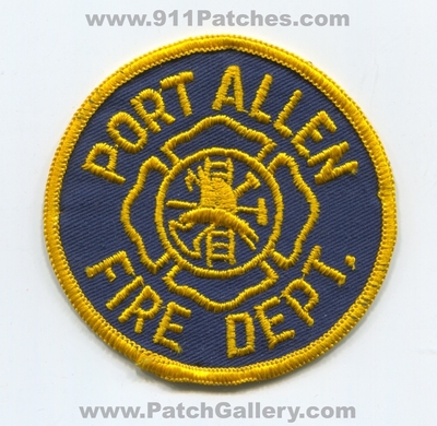 Port Allen Fire Department Patch (Louisiana)
Scan By: PatchGallery.com
Keywords: dept.