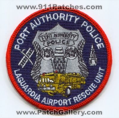 Port Authority Police Department LaGuardia Airport Rescue Unit (New York)
Scan By: PatchGallery.com
Keywords: dept. fire