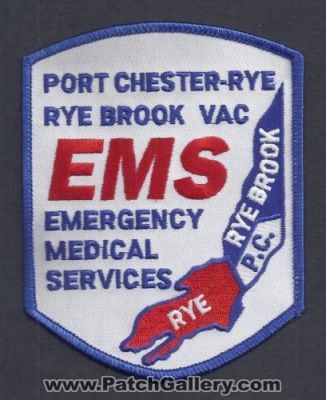 Port Chester Rye Rye Brook Emergency Medical Services (New York)
Thanks to Paul Howard for this scan.
Keywords: ems vac p.c. emt paramedic ambulance