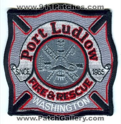 Port Ludlow Fire and Rescue Department (Washington)
Scan By: PatchGallery.com
Keywords: & dept.