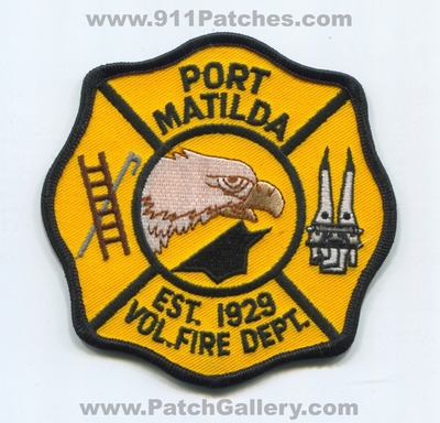 Port Matilda Volunteer Fire Department Patch (Pennsylvania)
Scan By: PatchGallery.com
Keywords: vol. dept. est. 1929