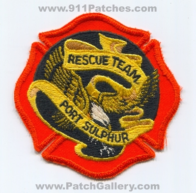 Port Sulphur Fire Department Rescue Team Patch (Louisiana)
Scan By: PatchGallery.com
Keywords: dept.