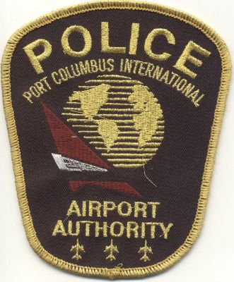 Port Columbus International Airport Authority Police
Thanks to EmblemAndPatchSales.com for this scan.
Keywords: ohio