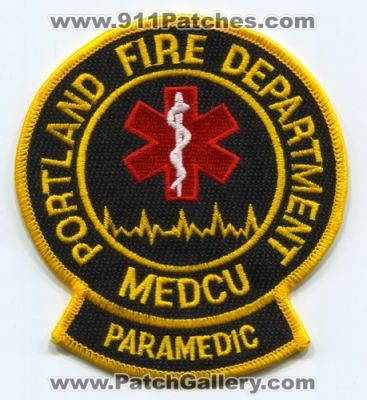 Portland Fire Department MEDCU Paramedic (Maine)
Scan By: PatchGallery.com
Keywords: dept. ems ambulance