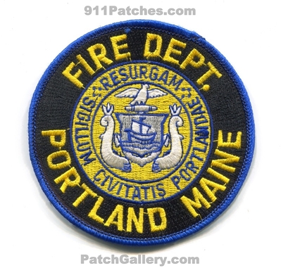 Portland Fire Department Patch (Maine)
Scan By: PatchGallery.com
Keywords: dept.