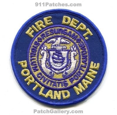 Portland Fire Department Patch (Maine)
Scan By: PatchGallery.com
Keywords: dept.