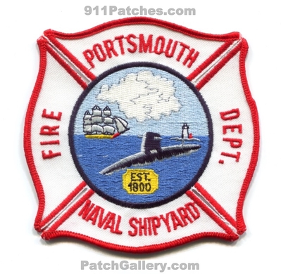 Portsmouth Naval Shipyard Fire Department USN Military Patch (New Hampshire)
Scan By: PatchGallery.com
Keywords: dept. navy submarine est. 1800