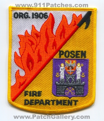 Posen Fire Department Patch (Illinois)
Scan By: PatchGallery.com
Keywords: dept. org. 1906