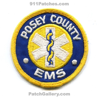 Posey County Emergency Medical Services EMS Patch (Indiana)
Scan By: PatchGallery.com

