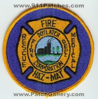 Potlatch Corporation Fire Department (Idaho)
Thanks to Mark C Barilovich for this scan.
Keywords: dept. rescue medical haz-mat hazmat