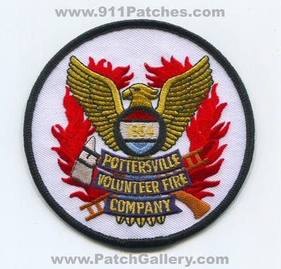 Pottersville Volunteer Fire Company Patch (New Jersey)
Scan By: PatchGallery.com
Keywords: vol. co. department dept. 1954