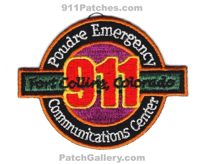 Poudre Emergency Communications Center 911 Fire EMS Police Patch (Colorado)
[b]Scan From: Our Collection[/b]
Keywords: dispatcher fort ft. collins