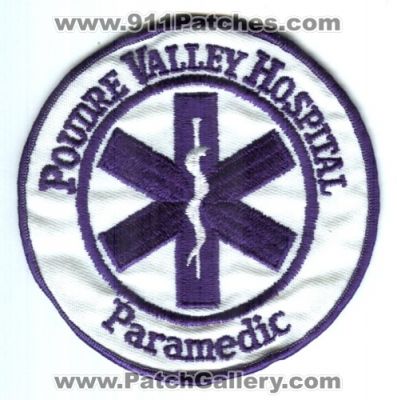Poudre Valley Hospital Paramedic EMS Patch (Colorado)
Scan By: PatchGallery.com
Keywords: ambulance pvh