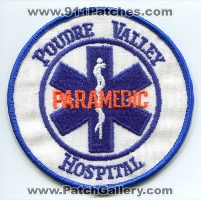Poudre Valley Hospital Paramedic EMS Patch (Colorado)
[b]Scan From: Our Collection[/b]
Keywords: ambulance pvh