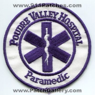 Poudre Valley Hospital Paramedic EMS Patch (Colorado)
[b]Scan From: Our Collection[/b]
Keywords: ambulance pvh