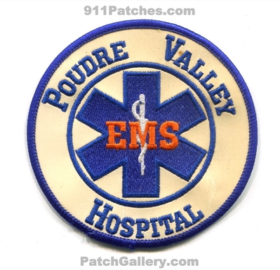 Poudre Valley Hospital Emergency Medical Services EMS Patch (Colorado)
[b]Scan From: Our Collection[/b]
Keywords: ambulance pvh
