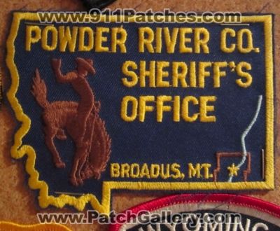 Powder River County Sheriff's Office (Montana)
Picture By: PatchGallery.com
Thanks to Jeremiah Herderich
Keywords: sheriffs co. department dept.