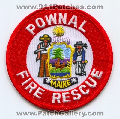 Pownal Fire Rescue Department Patch (Maine)
Scan By: PatchGallery.com
Keywords: dept.