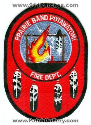 Prairie Band Potawatomi Fire Department (Kansas)
Scan By: PatchGallery.com
Keywords: dept.