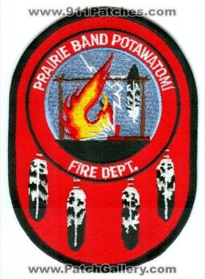 Prairie Band Potawatomi Fire Department (Kansas)
Scan By: PatchGallery.com
Keywords: dept.