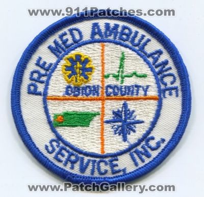 Pre Med Ambulance Service Inc. Patch (Tennessee)
Scan By: PatchGallery.com
Keywords: premed obion county co.
