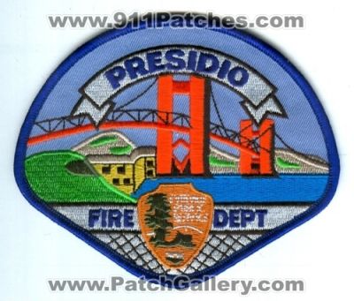 Presidio Fire Department National Parks Service NPS Patch (California)
Scan By: PatchGallery.com
Keywords: dept.